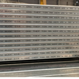 THÉP HỘP MẠ KẼM 25 X 50 HÒA PHÁT