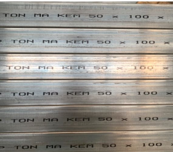 THÉP HỘP MẠ KẼM 50 X 100 HÒA PHÁT