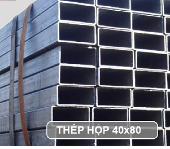 THÉP HỘP MẠ KẼM  40 X 80